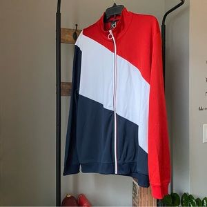 Ideology men’s color blocks full zipped track jacket size XL NEW